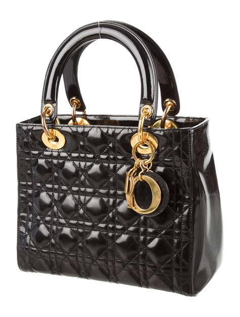 dior little black bag|christian dior black handbag.